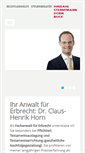Mobile Screenshot of anwaltfuererbrecht.de